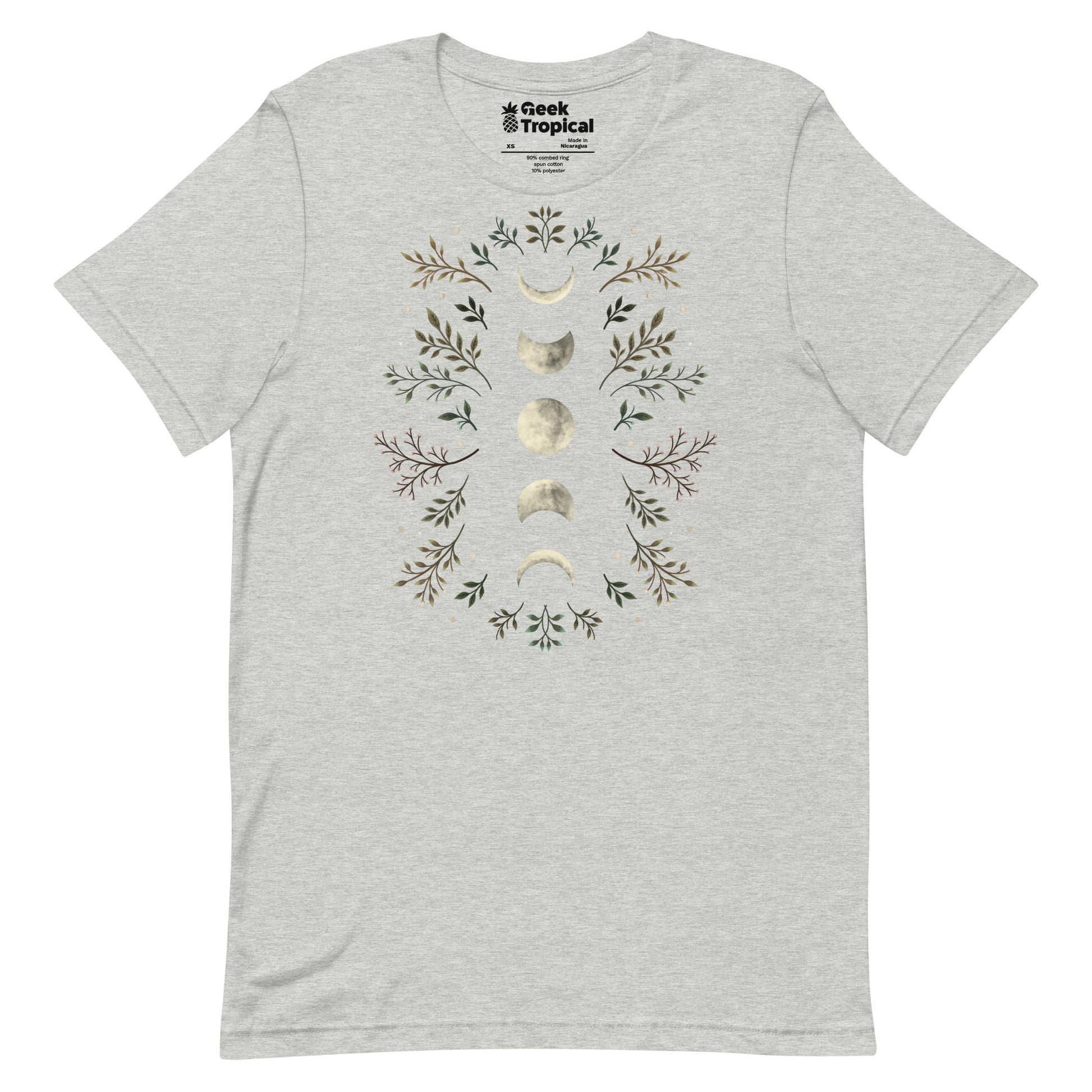 Moonlight Garden Olive T-Shirt 14