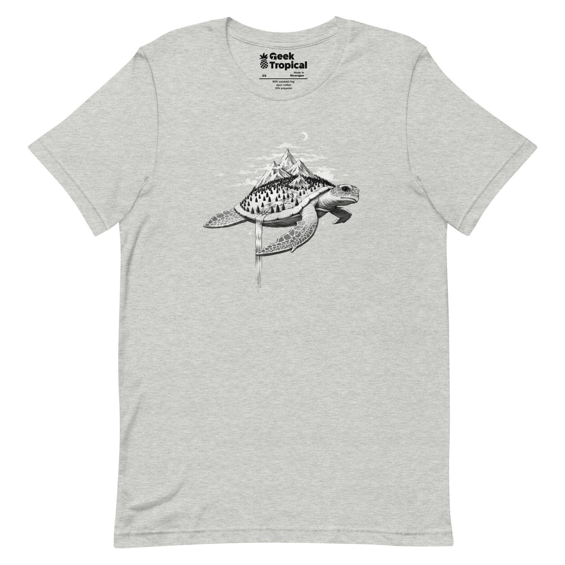 Adventure Turtle T-Shirt Geek Nerd Advertise to Meta Animal Patterns Design by Tobe Fonseca