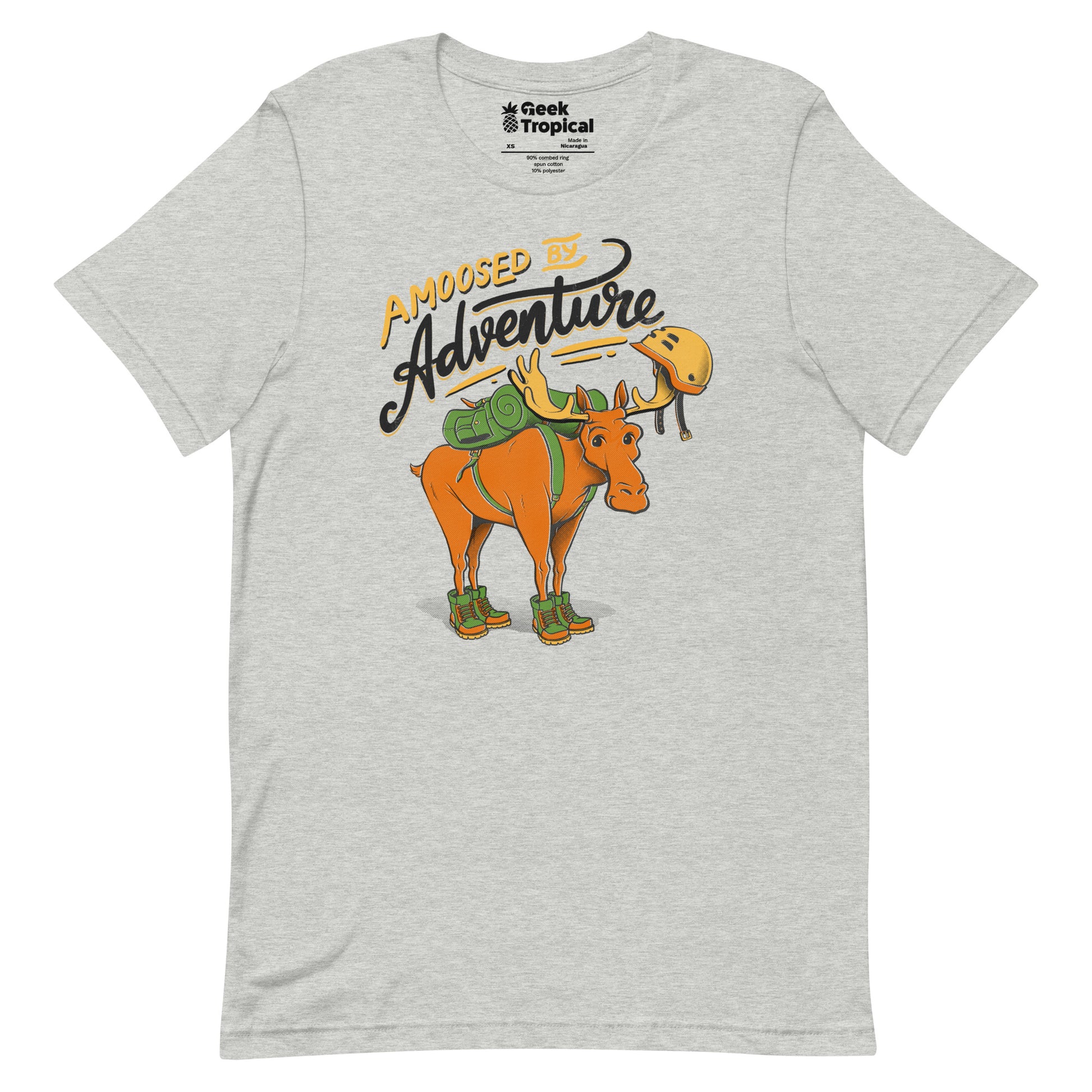 Amoosed by Adventure T-Shirt Geek Nerd Advertise to Meta Animal Patterns Design by Tobe Fonseca