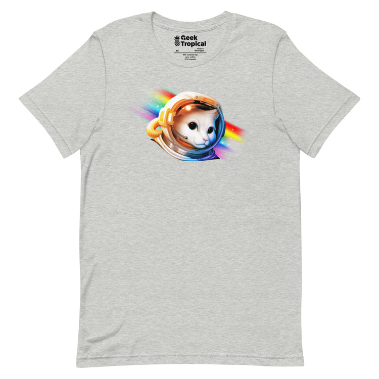 Astronaut Cat T-Shirt Geek Nerd Advertise to Meta Animal Patterns Design by Tobe Fonseca