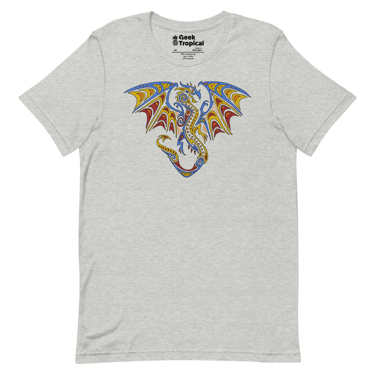 Tribal Dragon T-Shirt Geek Nerd Advertise to Meta Animal Patterns Fantasy Prints