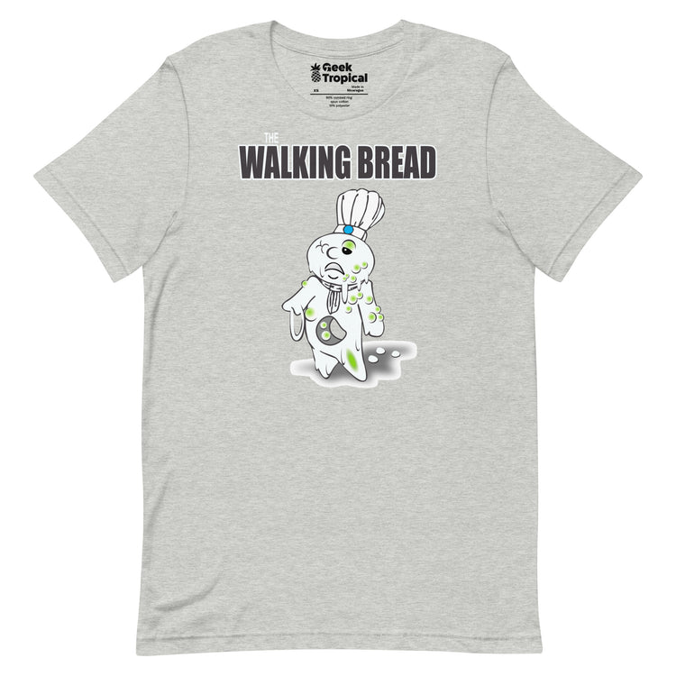 The Walking Bread T-Shirt Geek Nerd Advertise to Meta Fantasy Prints FLOW DESC WRITING