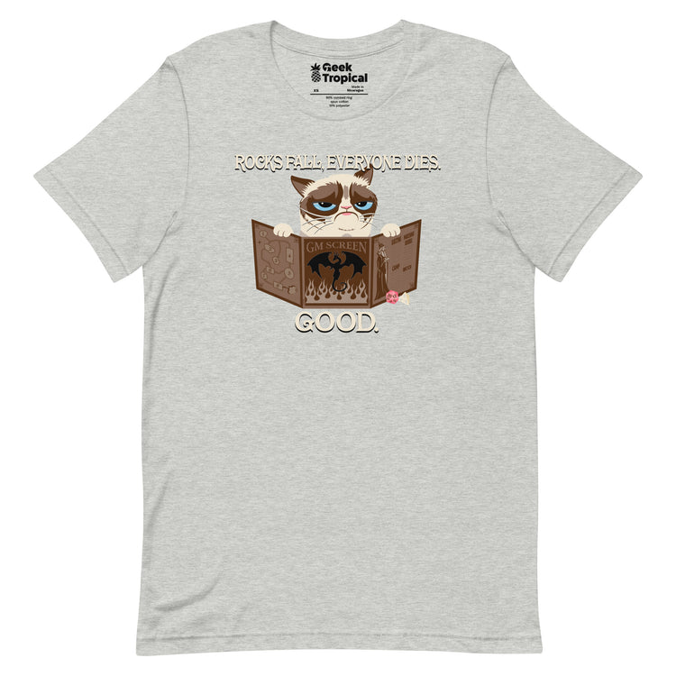 Grumpy Cat GM T-Shirt Geek Nerd Advertise to Meta Animal Patterns dnd & rpg print