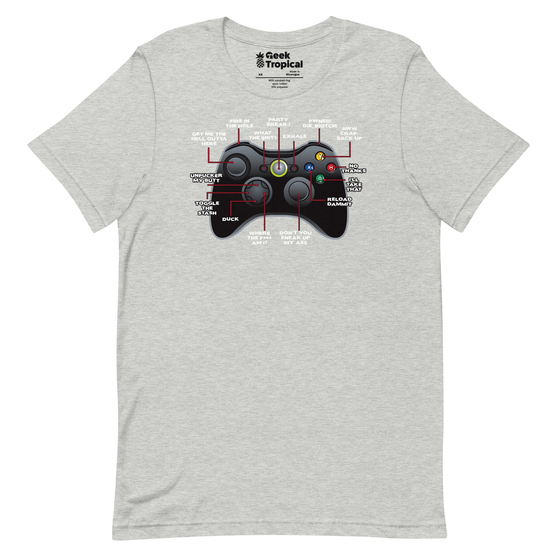 Game Controller How to Play T-Shirt 17