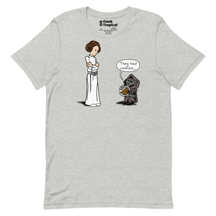 Darkside Cookies T-Shirt Geek Nerd Advertise to Meta Fantasy Prints FLOW DESC WRITING