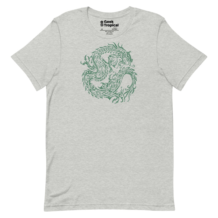 Ancient Dragon T-Shirt Geek Nerd Advertise to Meta Fantasy Prints FLOW DESC WRITING