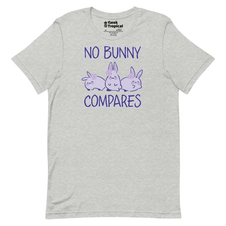 No Bunny Compares T-Shirt Geek Nerd Advertise to Meta Animal Patterns Design by Ardi Tong