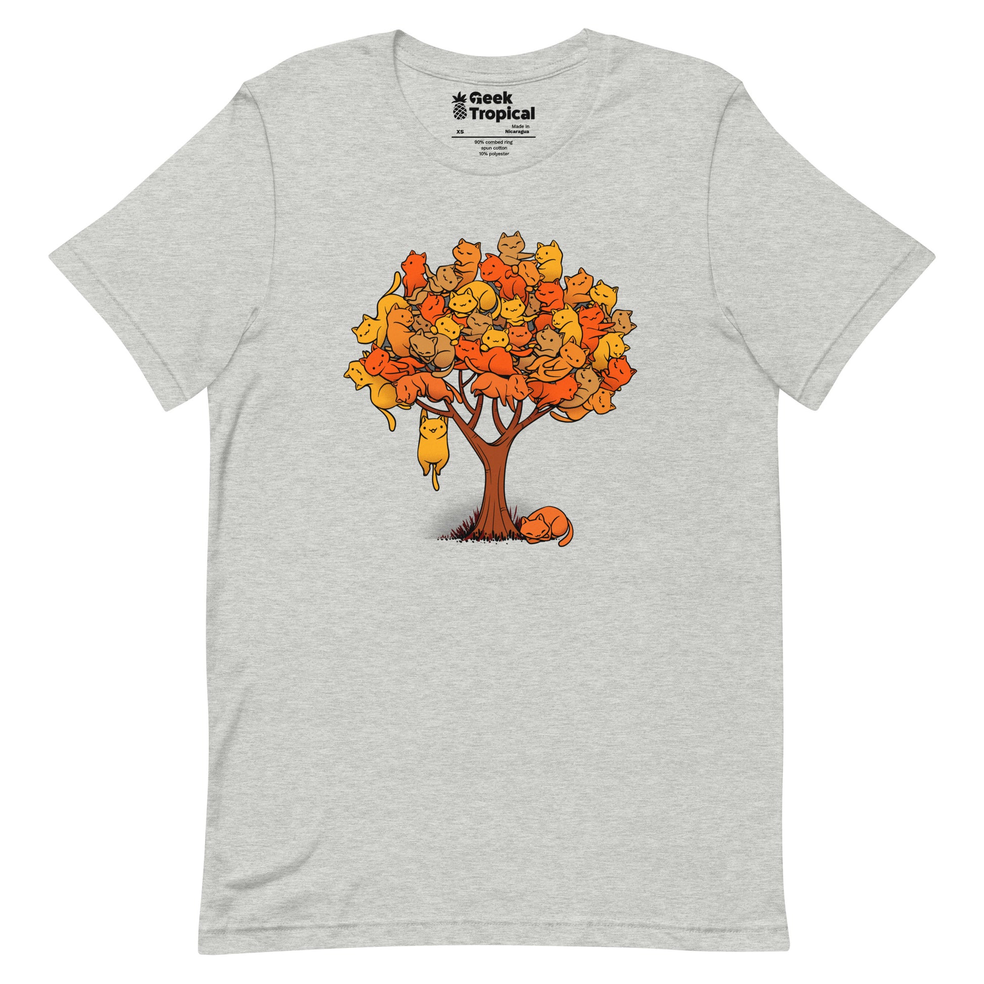 Autumn Cat Tree T-Shirt 16