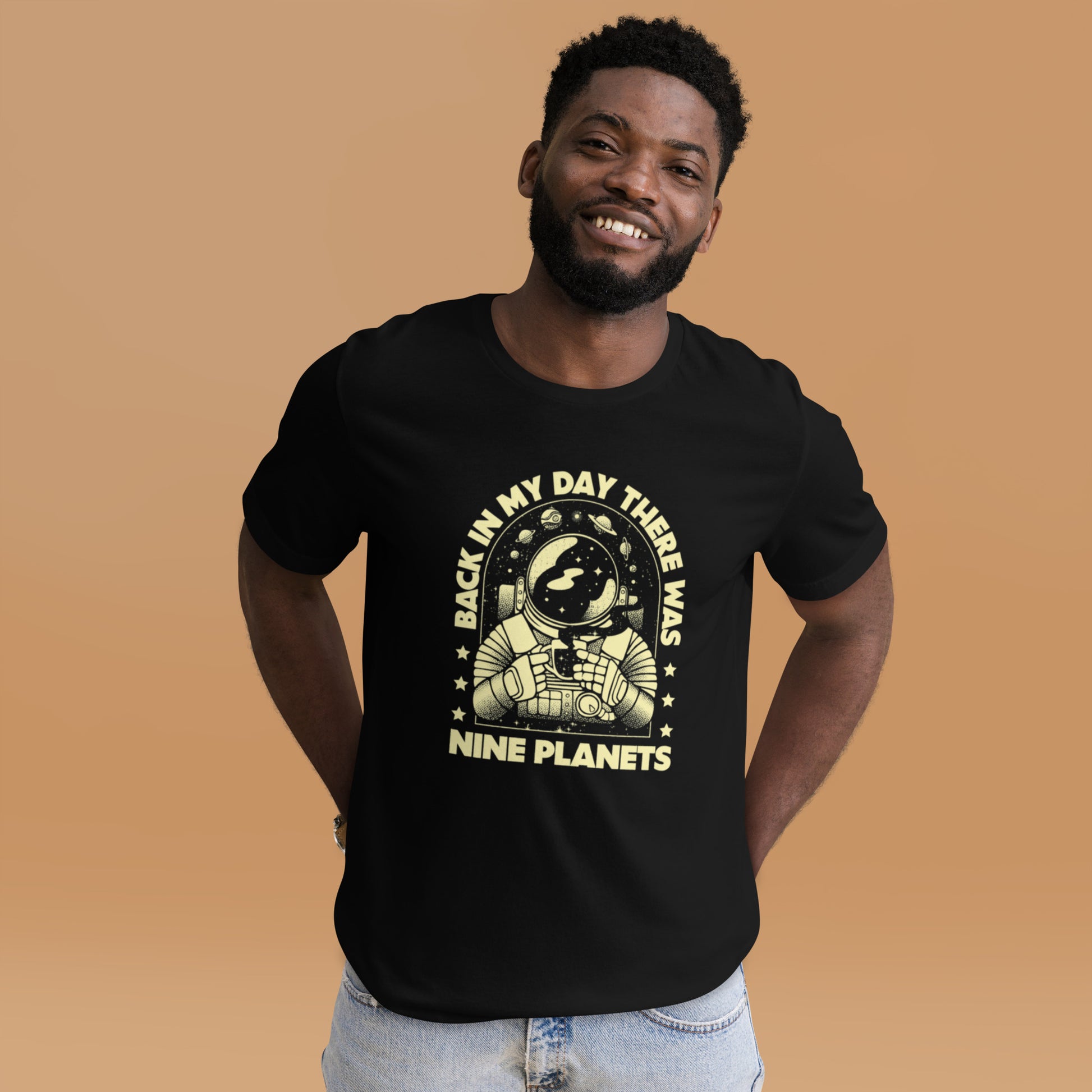 We Had Nine Planets T-Shirt Geek Nerd Design by Tobe Fonseca FLOW DESC WRITING Funny Prints