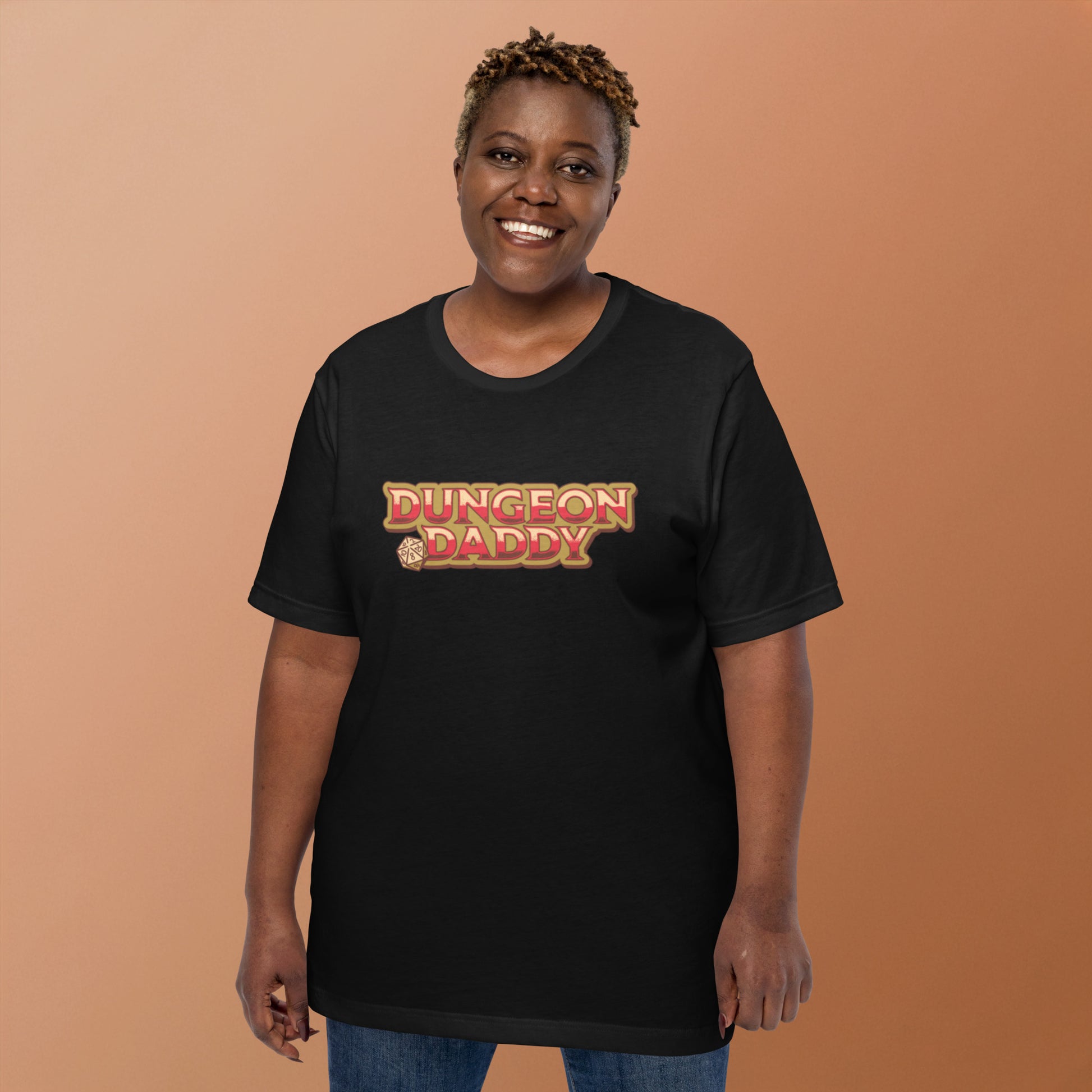 DND Dungeon Daddy T-Shirt Geek Nerd Design by Tobe Fonseca dnd & rpg print Fantasy Prints