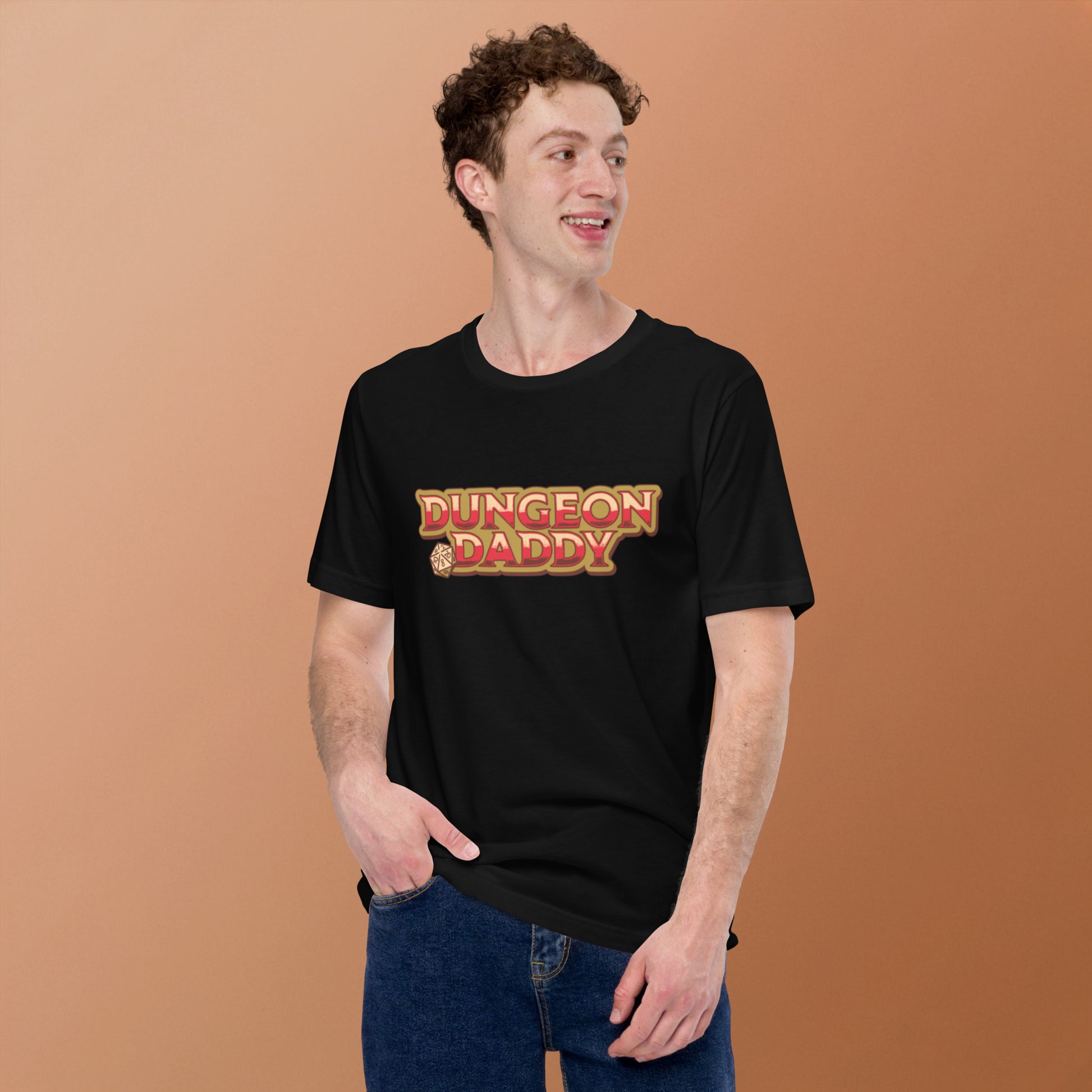 DND Dungeon Daddy T-Shirt Geek Nerd Design by Tobe Fonseca dnd & rpg print Fantasy Prints