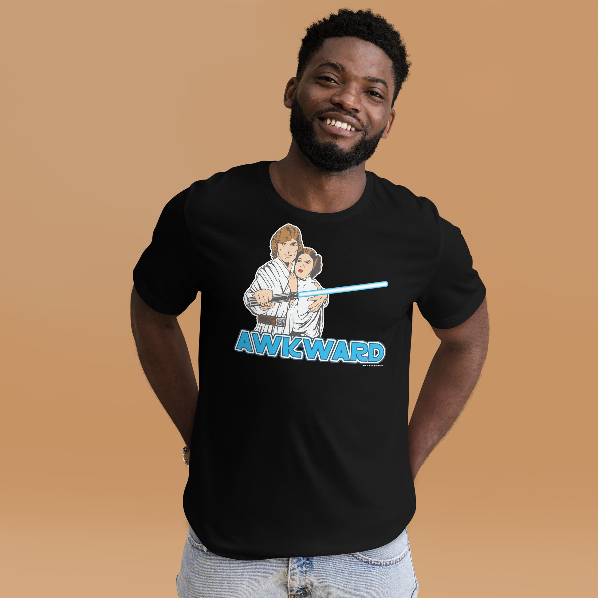 Awkward T-Shirt Geek Nerd Advertise to Meta FLOW DESC WRITING Funny Prints