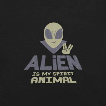 Alien Spirit Animal T-Shirt Geek Nerd Design by Tobe Fonseca FLOW DESC WRITING Funny Prints