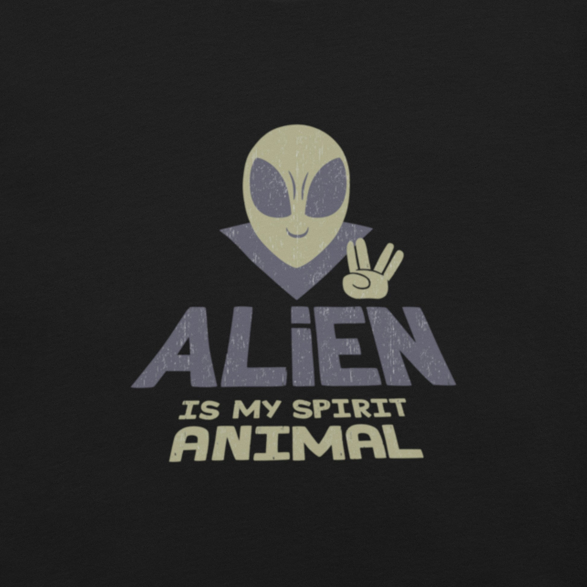 Alien Spirit Animal T-Shirt Geek Nerd Design by Tobe Fonseca FLOW DESC WRITING Funny Prints