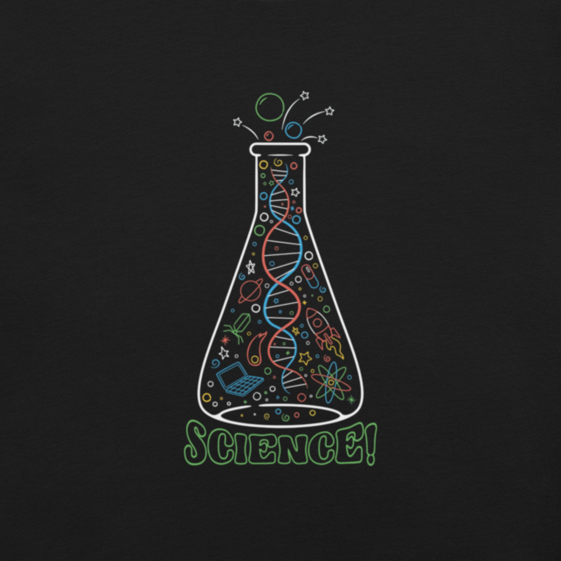 Always Science T-Shirt Geek Nerd Design by Tobe Fonseca FLOW DESC WRITING science print