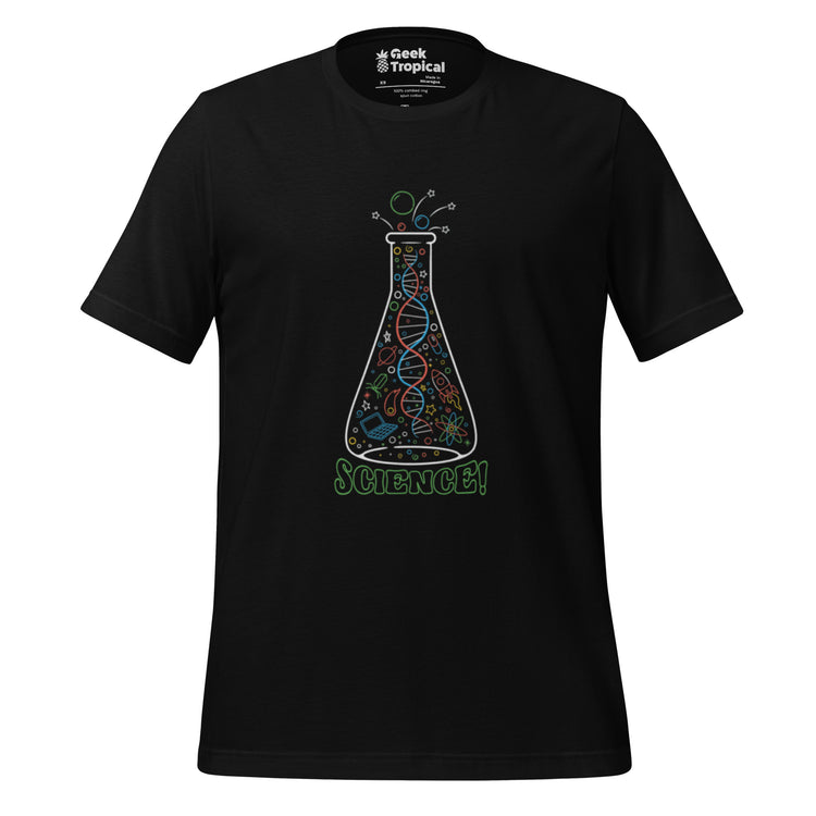 Always Science T-Shirt Geek Nerd Design by Tobe Fonseca FLOW DESC WRITING science print