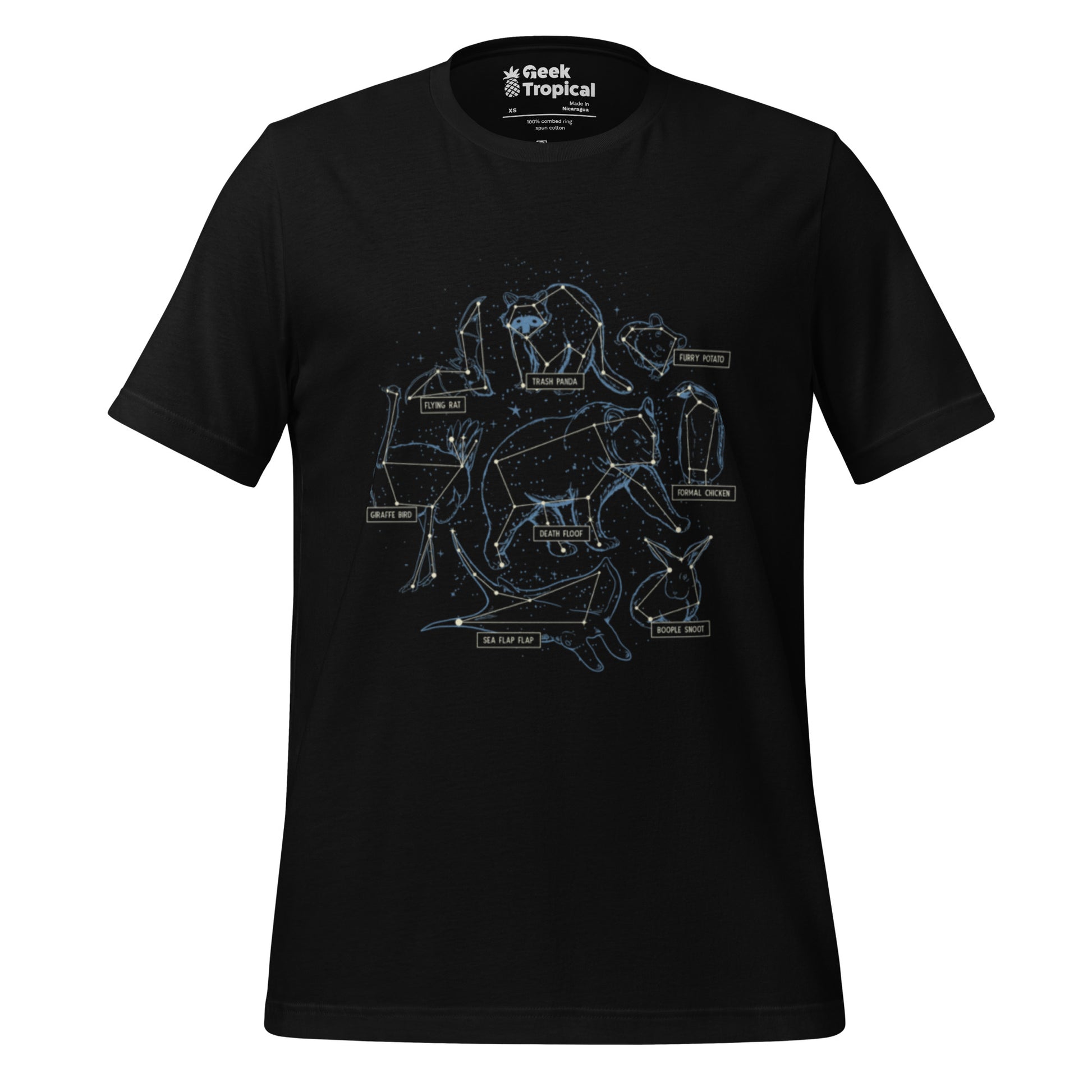 Silly Animals Constellations T-Shirt Geek Nerd Animal Patterns Design by Tobe Fonseca FLOW DESC WRITING