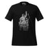 Astronaut Escaping Skeletons T-Shirt Geek Nerd Design by Tobe Fonseca Fantasy Prints FLOW DESC WRITING