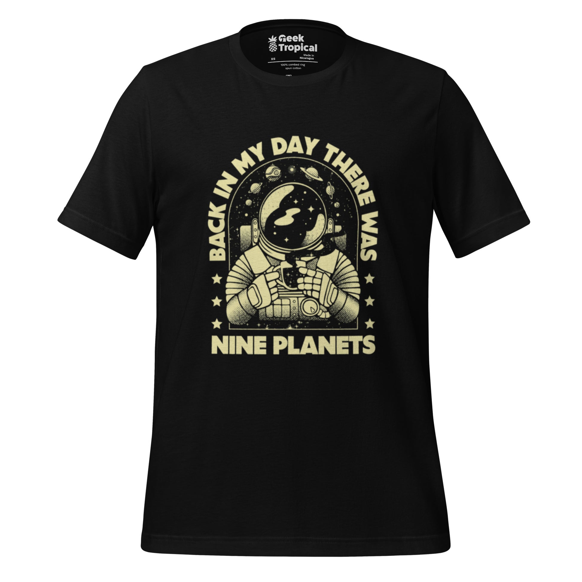 We Had Nine Planets T-Shirt Geek Nerd Design by Tobe Fonseca FLOW DESC WRITING Funny Prints