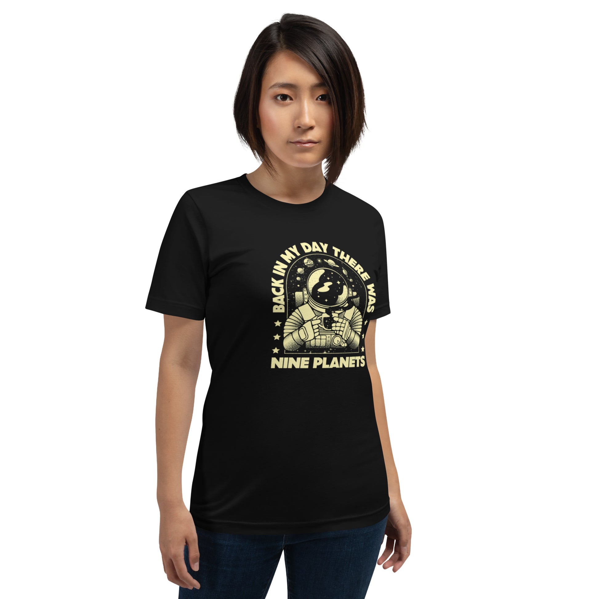 We Had Nine Planets T-Shirt Geek Nerd Design by Tobe Fonseca FLOW DESC WRITING Funny Prints