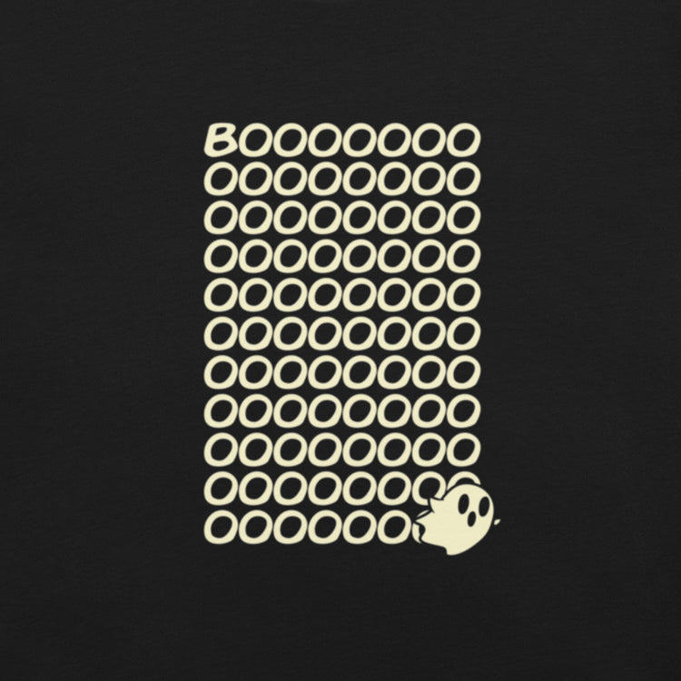 Boo Ghost T-Shirt Geek Nerd Design by Tobe Fonseca Fantasy Prints FLOW DESC WRITING