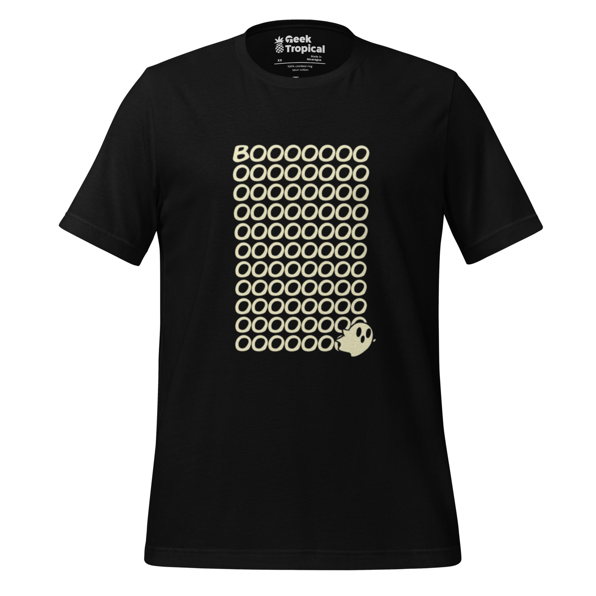 Boo Ghost T-Shirt Geek Nerd Design by Tobe Fonseca Fantasy Prints FLOW DESC WRITING