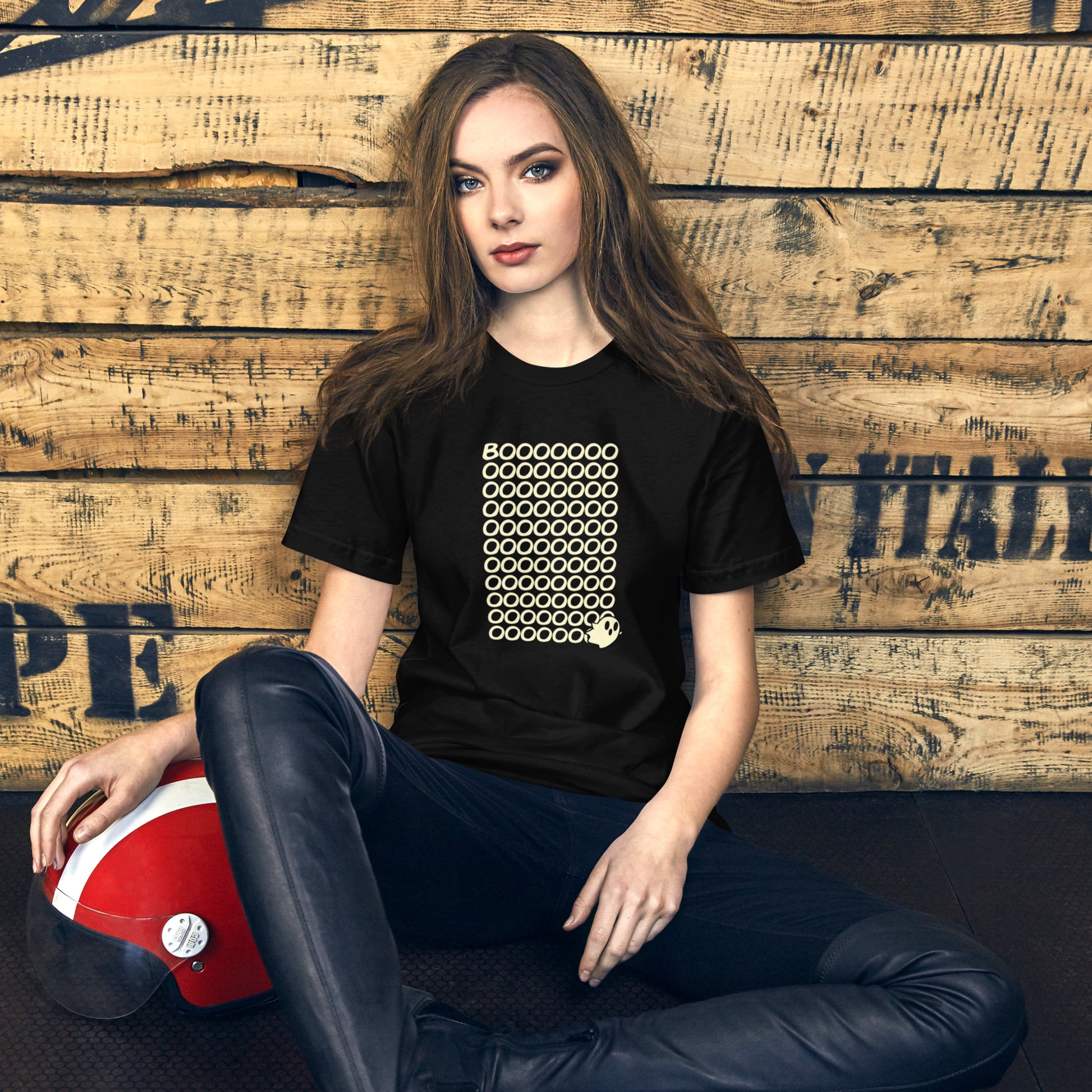Boo Ghost T-Shirt Geek Nerd Design by Tobe Fonseca Fantasy Prints FLOW DESC WRITING