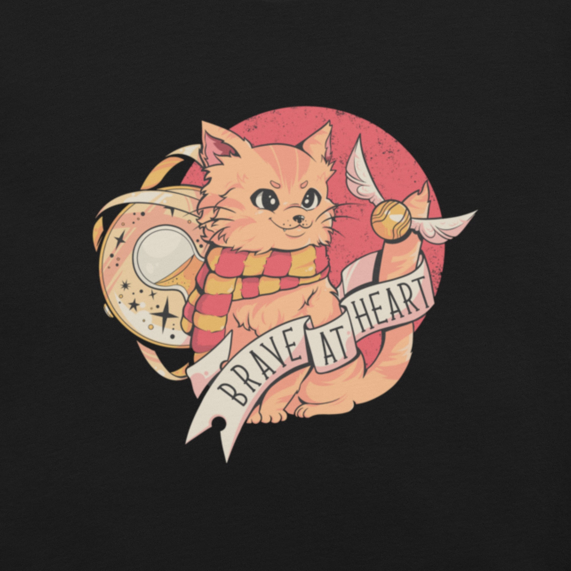 Brave at Heart Cat T-Shirt 2