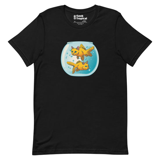 Cat Fish Bowl Funny T-Shirt 1