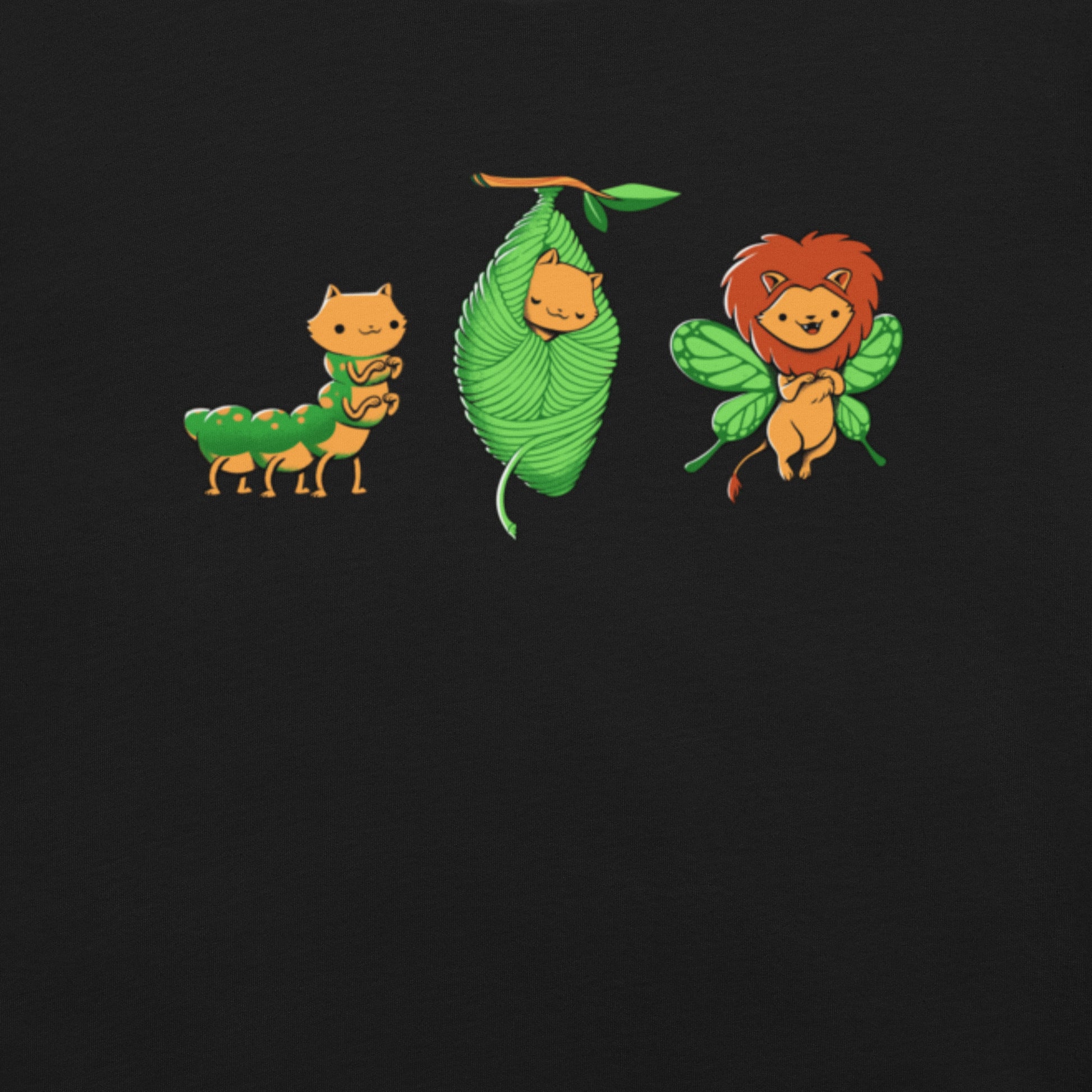 Cat - Erpillar T-Shirt Geek Nerd Animal Patterns Design by Tobe Fonseca Fantasy Prints