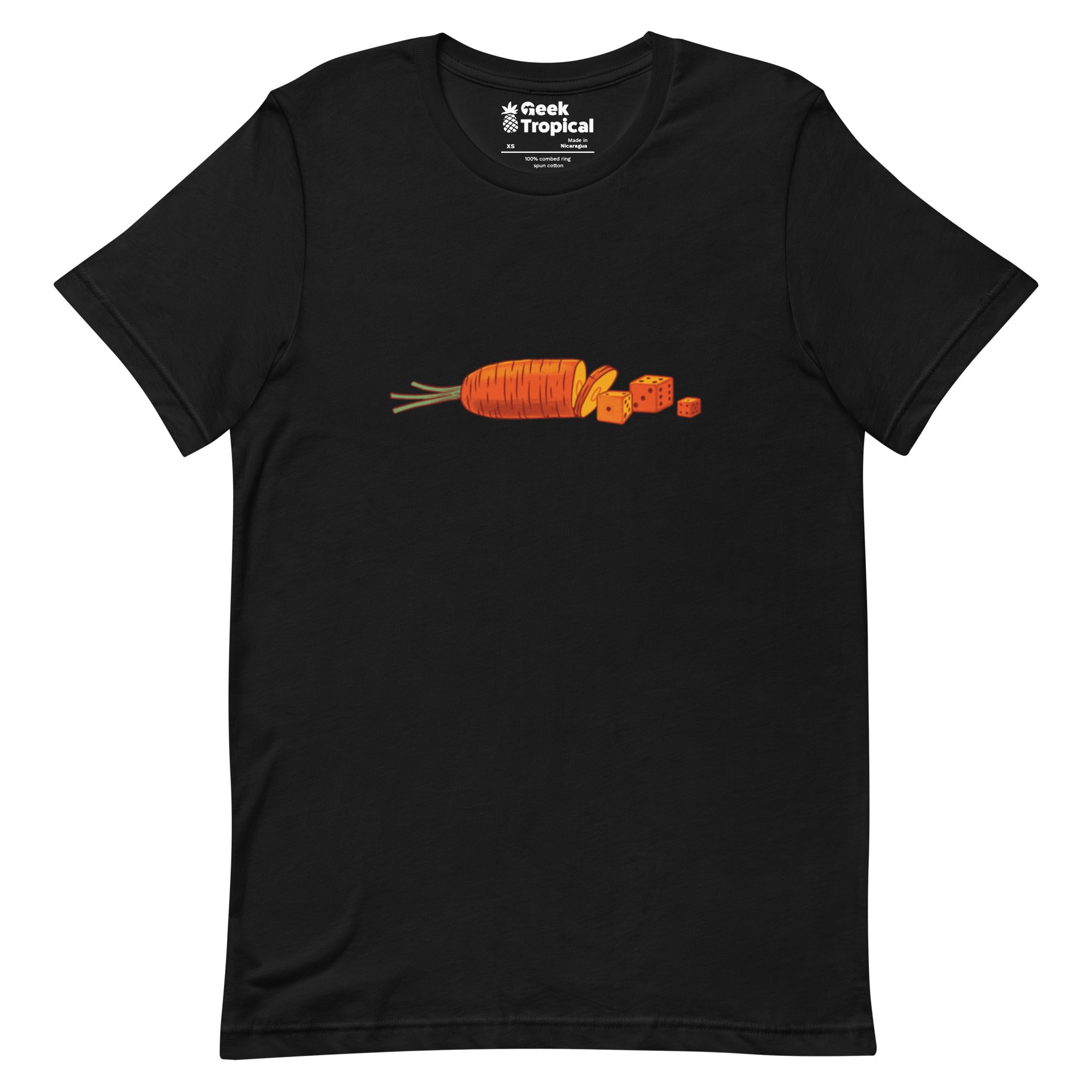 Diced Carrots T-Shirt Geek Nerd board game print Botany Print Design by Tobe Fonseca