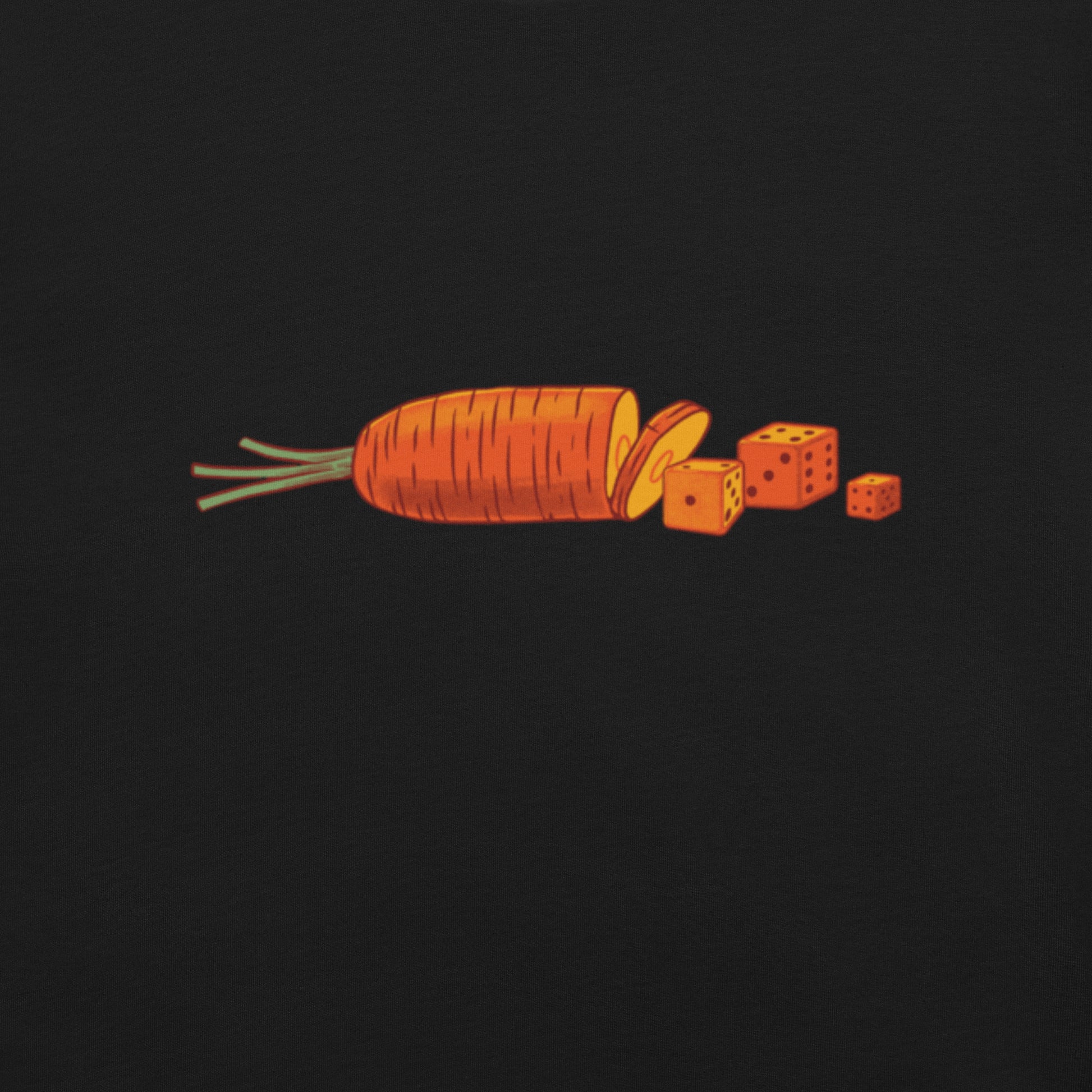 Diced Carrots T-Shirt Geek Nerd board game print Botany Print Design by Tobe Fonseca