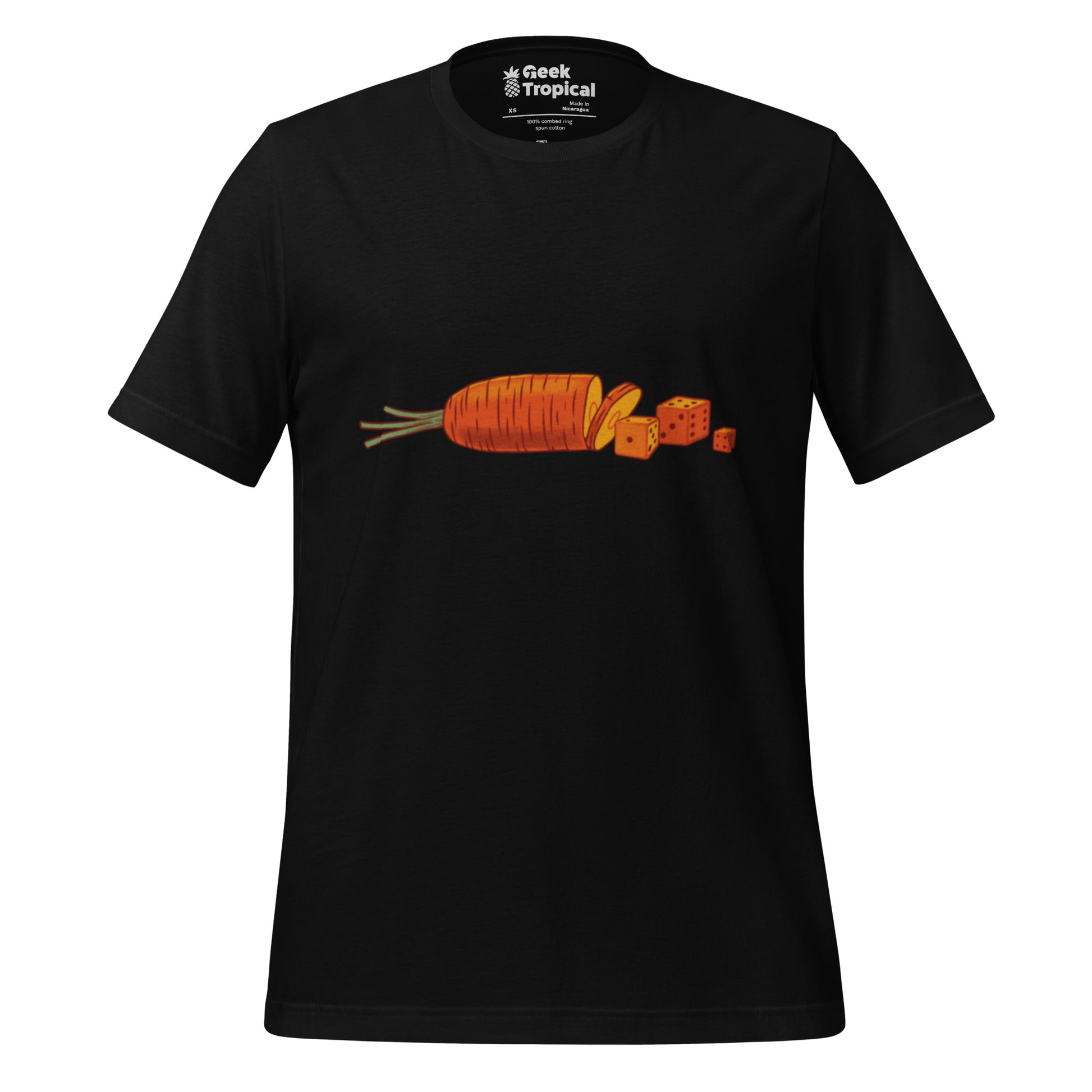 Diced Carrots T-Shirt Geek Nerd board game print Botany Print Design by Tobe Fonseca