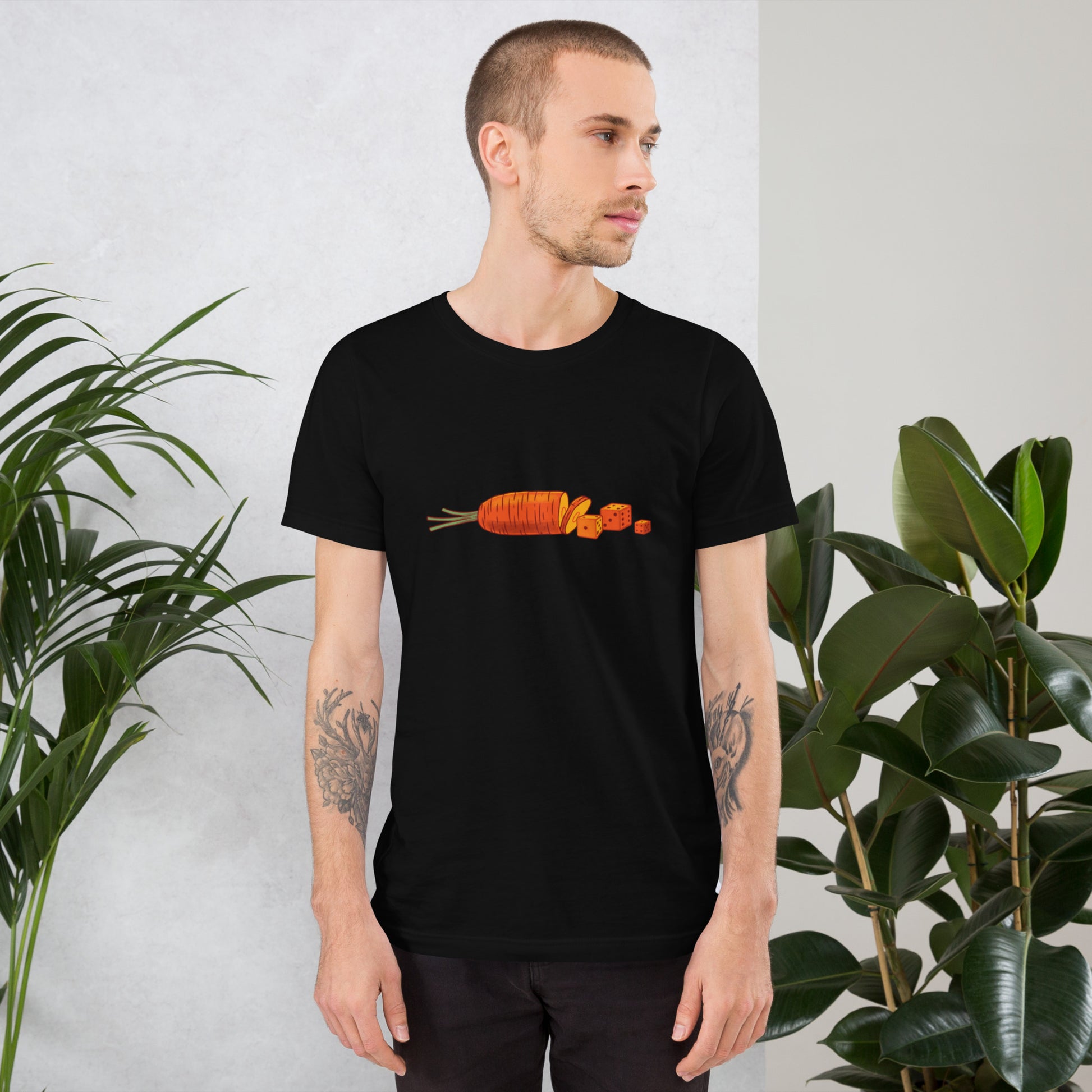Diced Carrots T-Shirt Geek Nerd board game print Botany Print Design by Tobe Fonseca