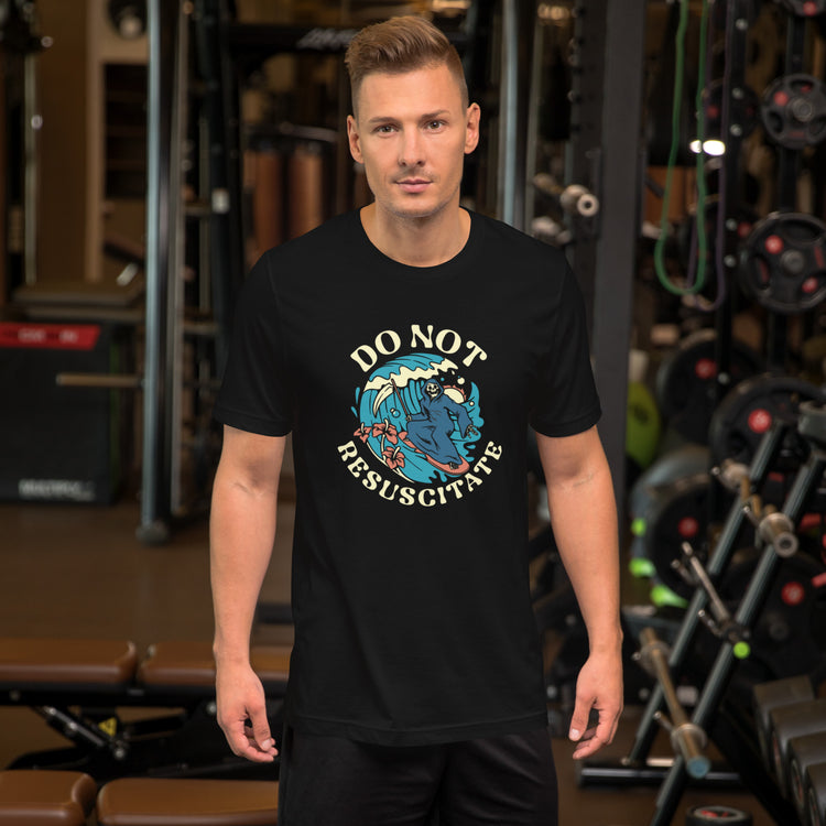 Do Not Resuscitate Reaper T-Shirt Geek Nerd Design by Tobe Fonseca Fantasy Prints FLOW DESC WRITING