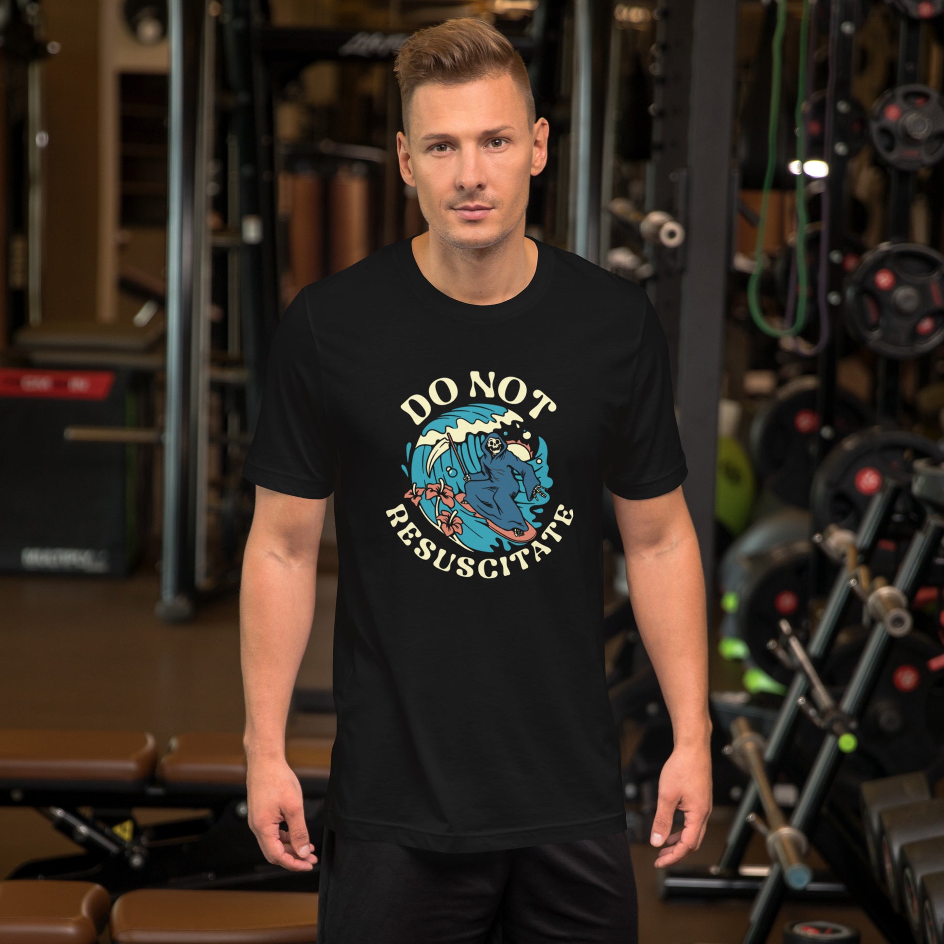 Do Not Resuscitate Reaper T-Shirt Geek Nerd Design by Tobe Fonseca Fantasy Prints FLOW DESC WRITING