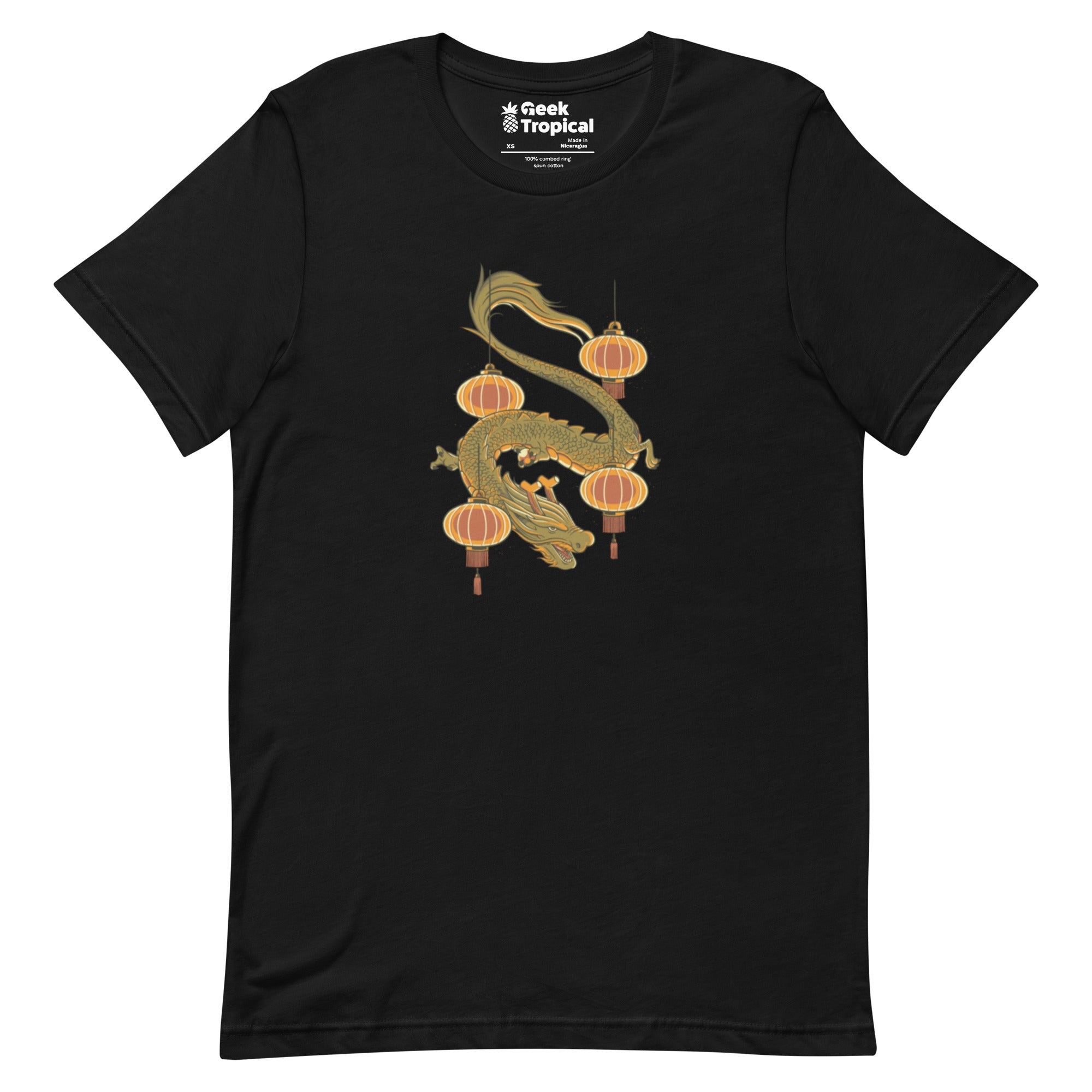 Dragon New Year T-Shirt Geek Nerd Design by Tobe Fonseca Fantasy Prints FLOW DESC WRITING