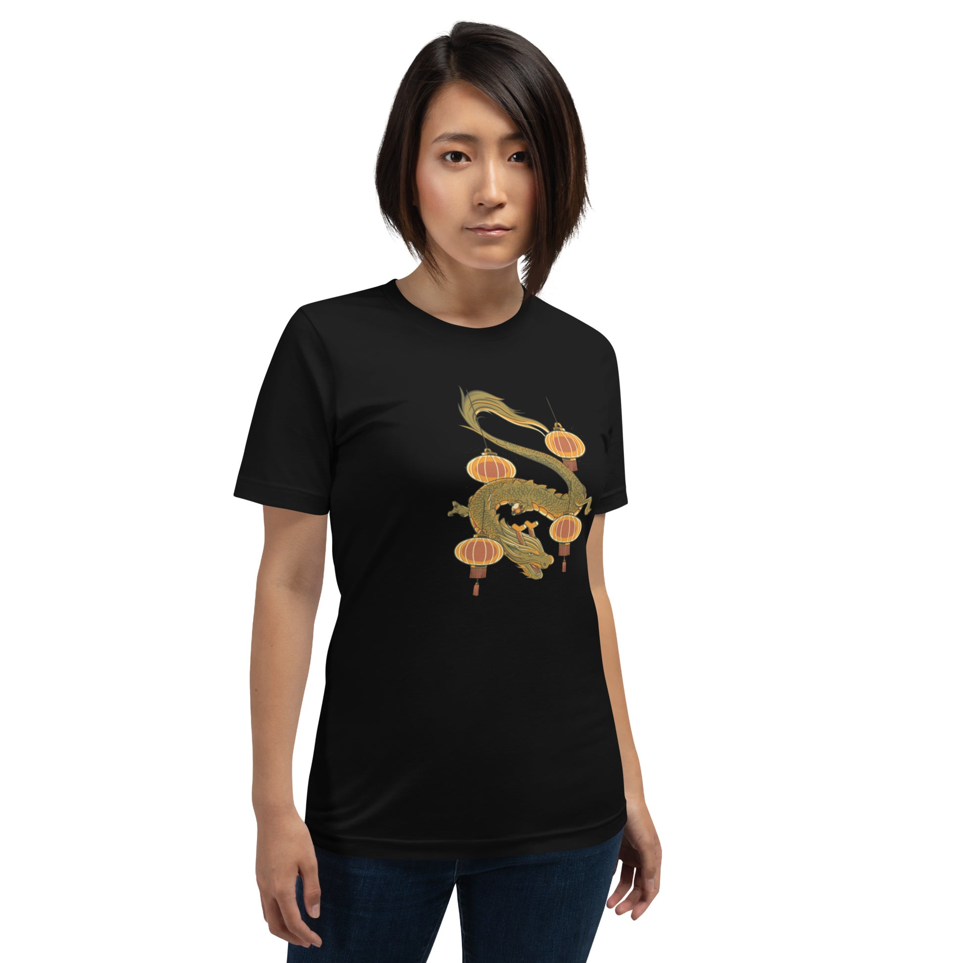 Dragon New Year T-Shirt Geek Nerd Design by Tobe Fonseca Fantasy Prints FLOW DESC WRITING