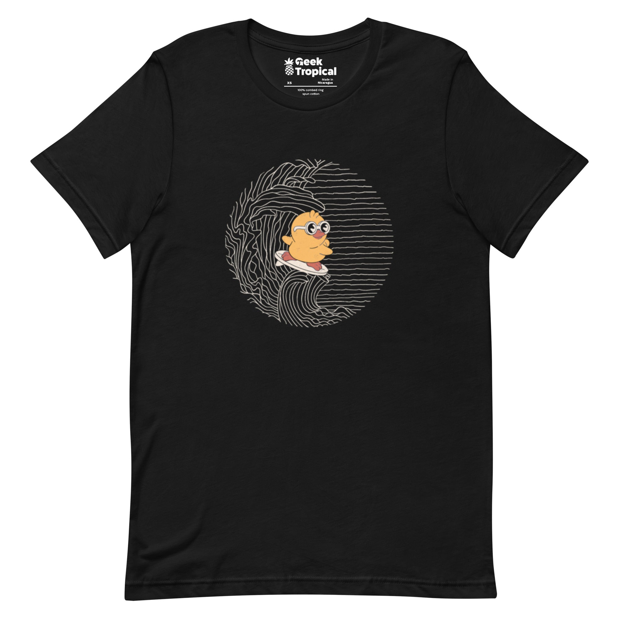 Duck Kanagawa Wave T-Shirt Geek Nerd Animal Patterns Design by Tobe Fonseca FLOW DESC WRITING