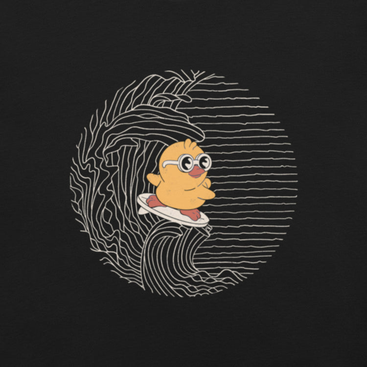 Duck Kanagawa Wave T-Shirt Geek Nerd Animal Patterns Design by Tobe Fonseca FLOW DESC WRITING