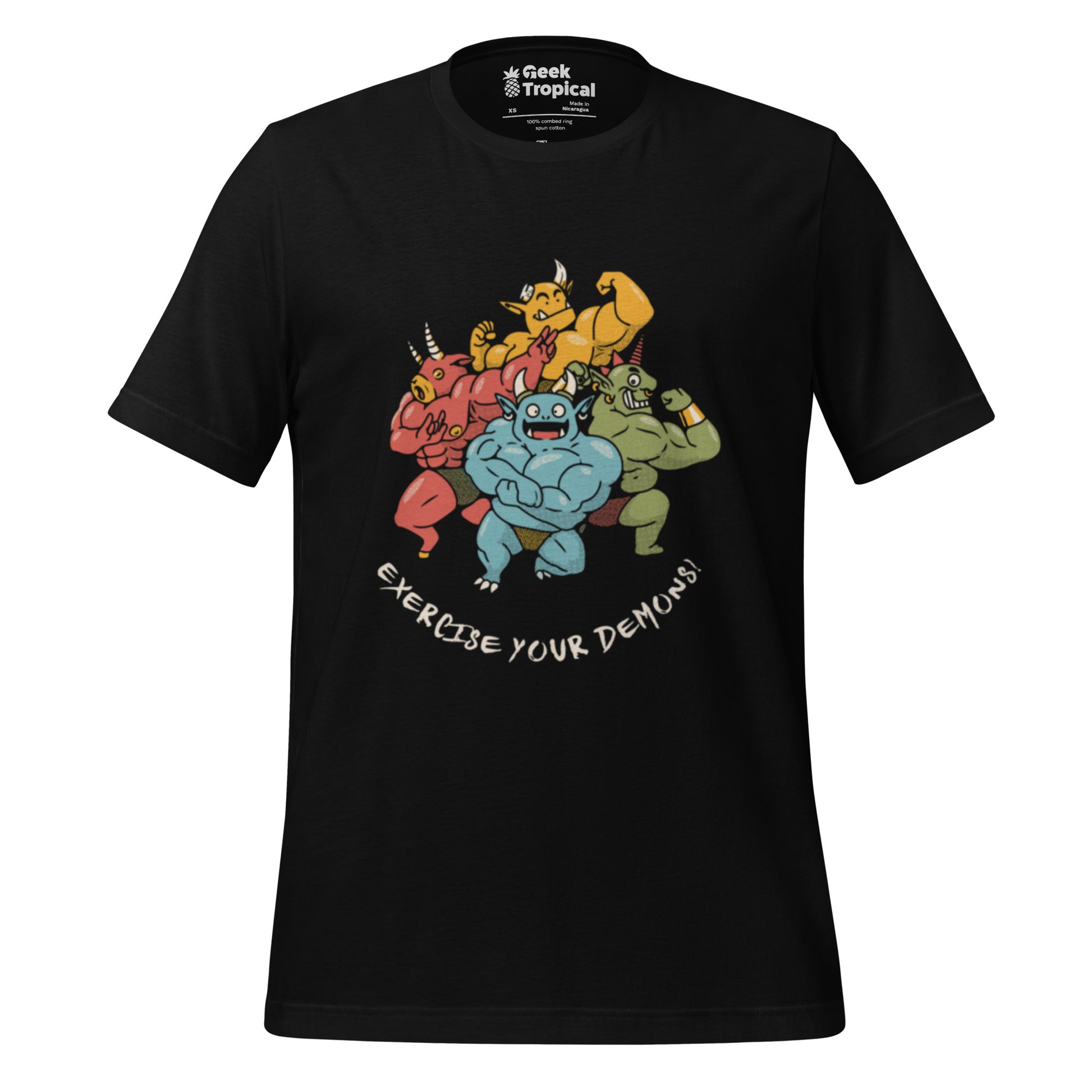 Exercise Your Demons T-Shirt Geek Nerd