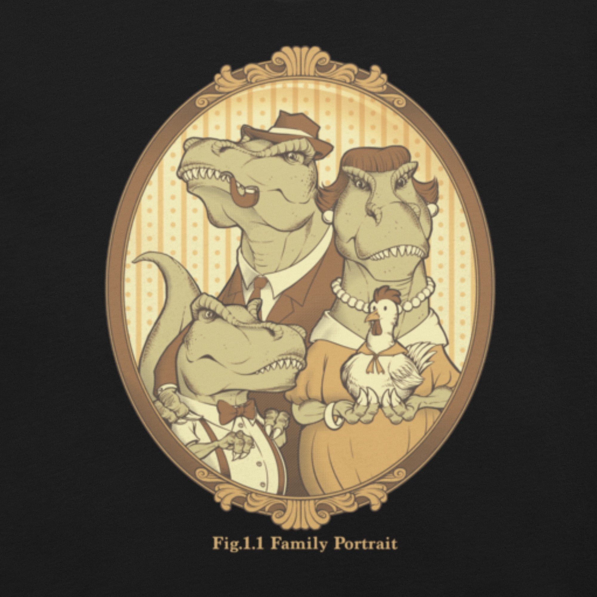 T-Rex Family Portrait T-Shirt 2