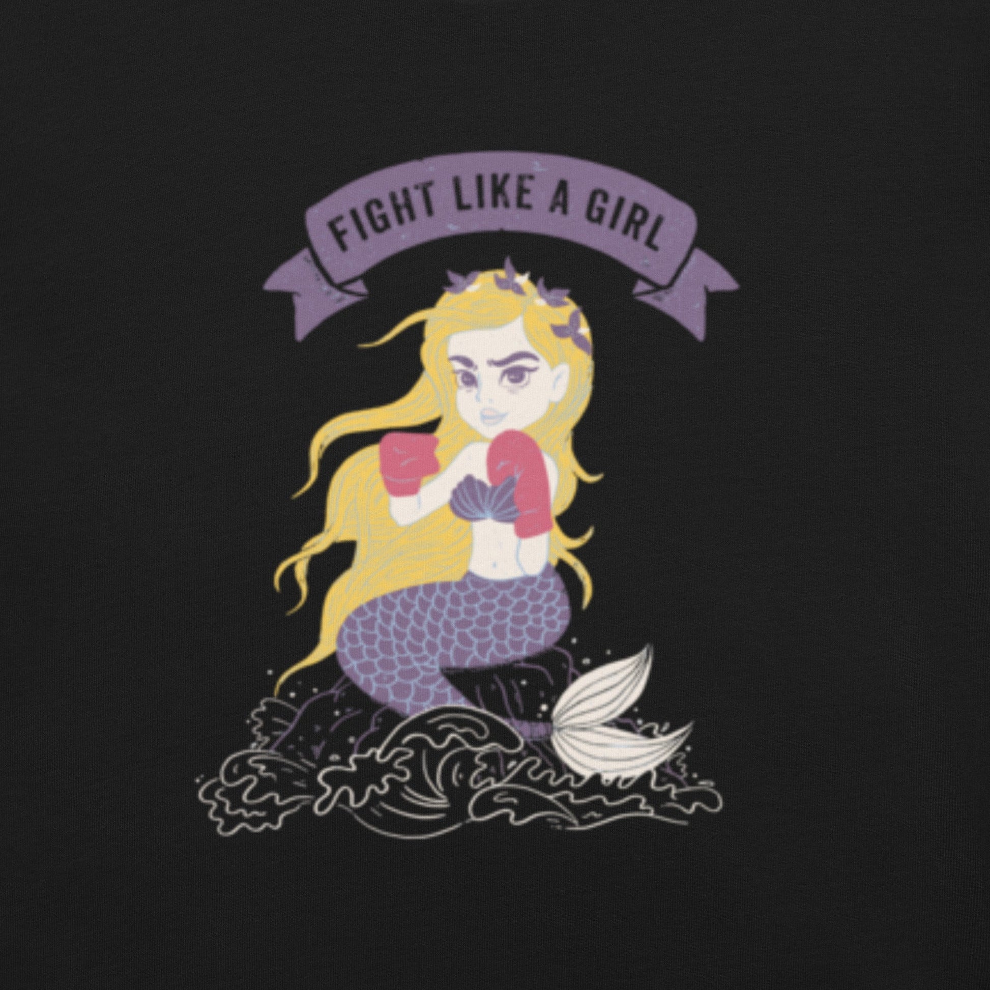 Fight Like A Girl T-Shirt Geek Nerd