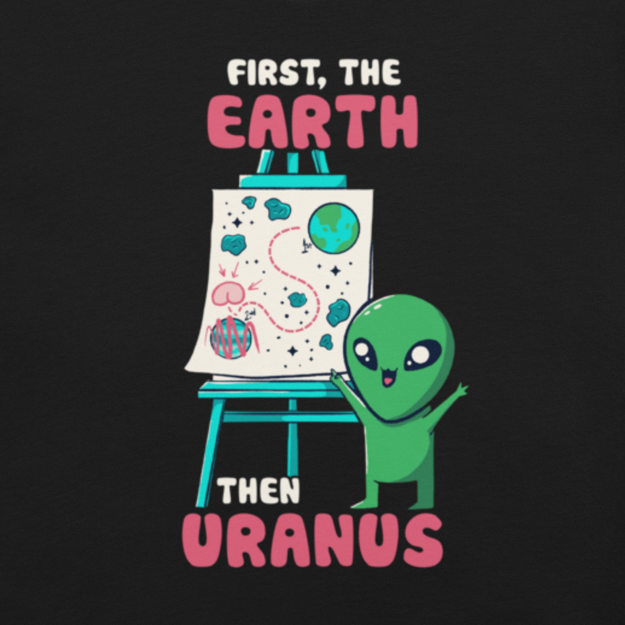 Earth Then Uranus T-Shirt 2