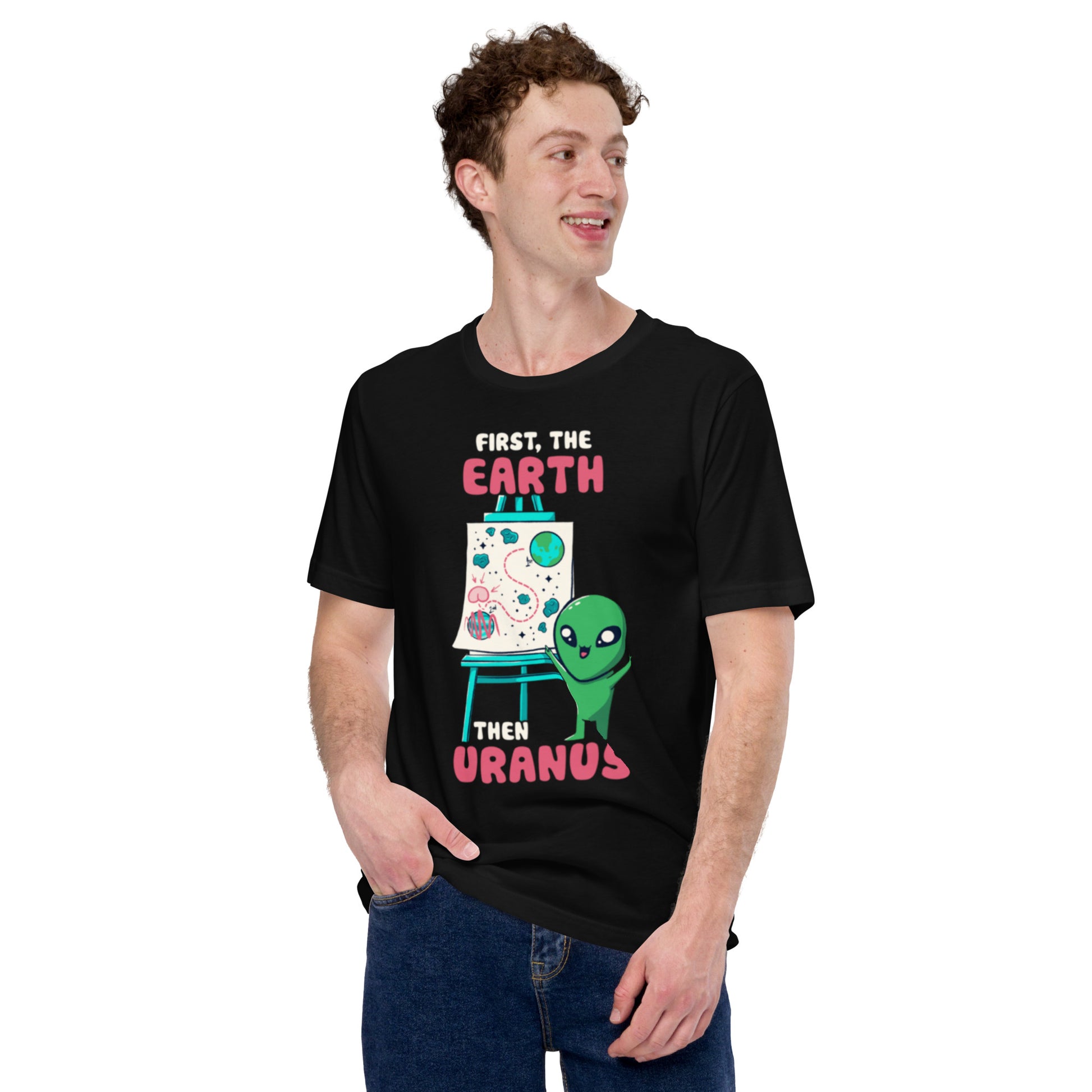 Earth Than Uranus T-Shirt Geek Nerd