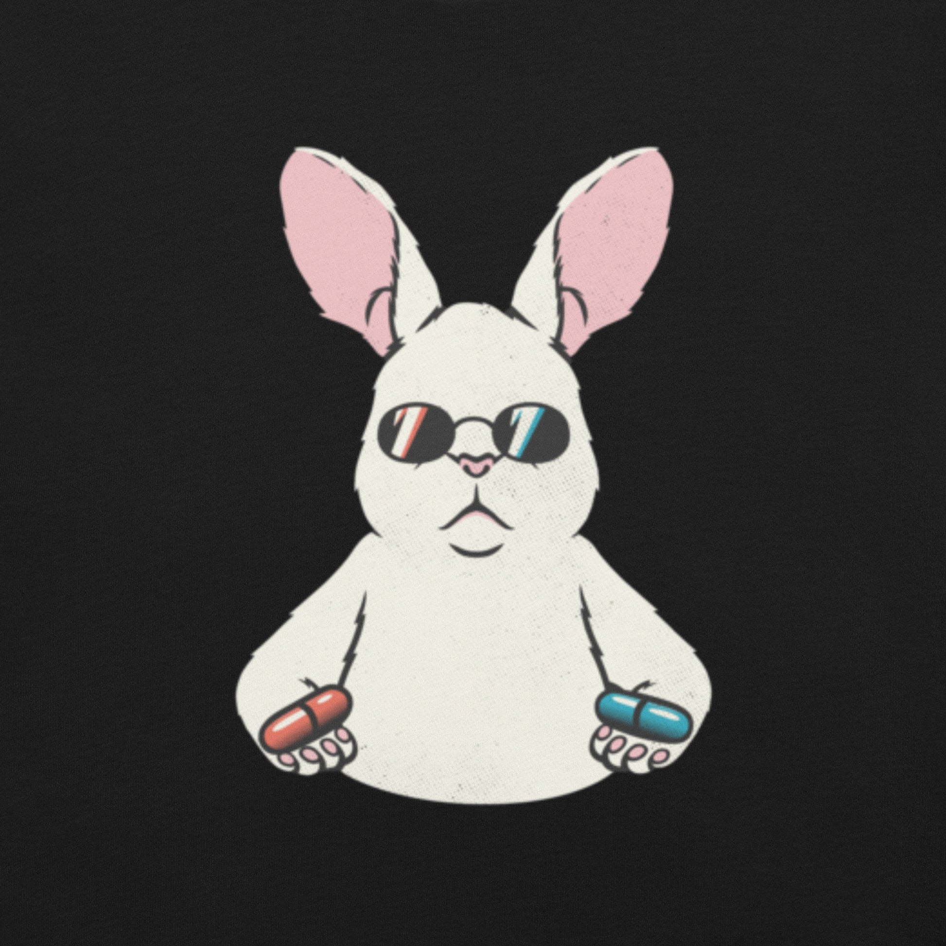 Matrix Rabbit T-Shirt Geek Nerd