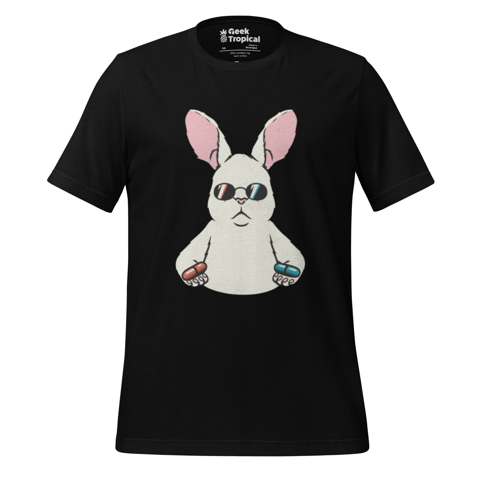 Matrix Rabbit T-Shirt Geek Nerd