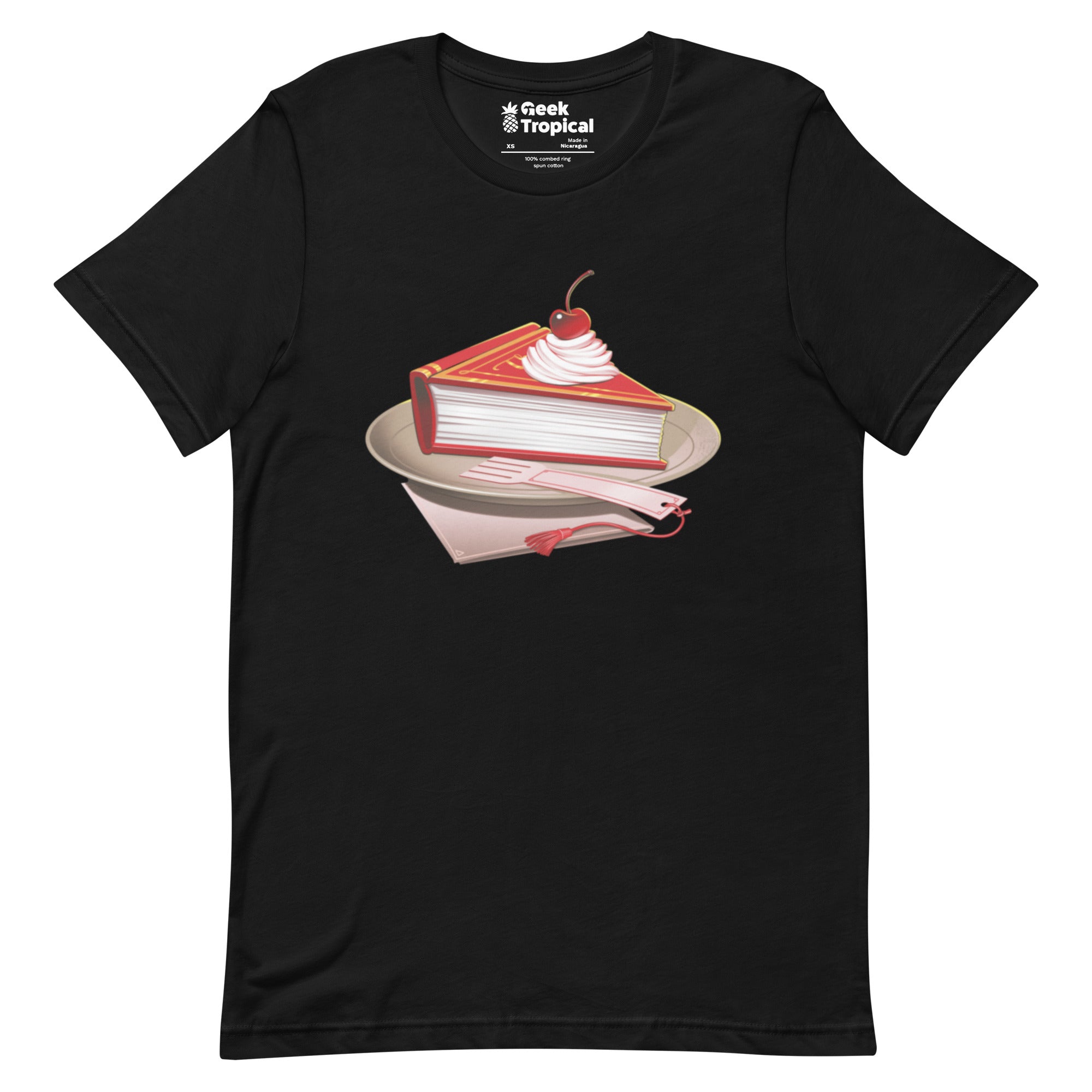 Pie Book T-Shirt Geek Nerd