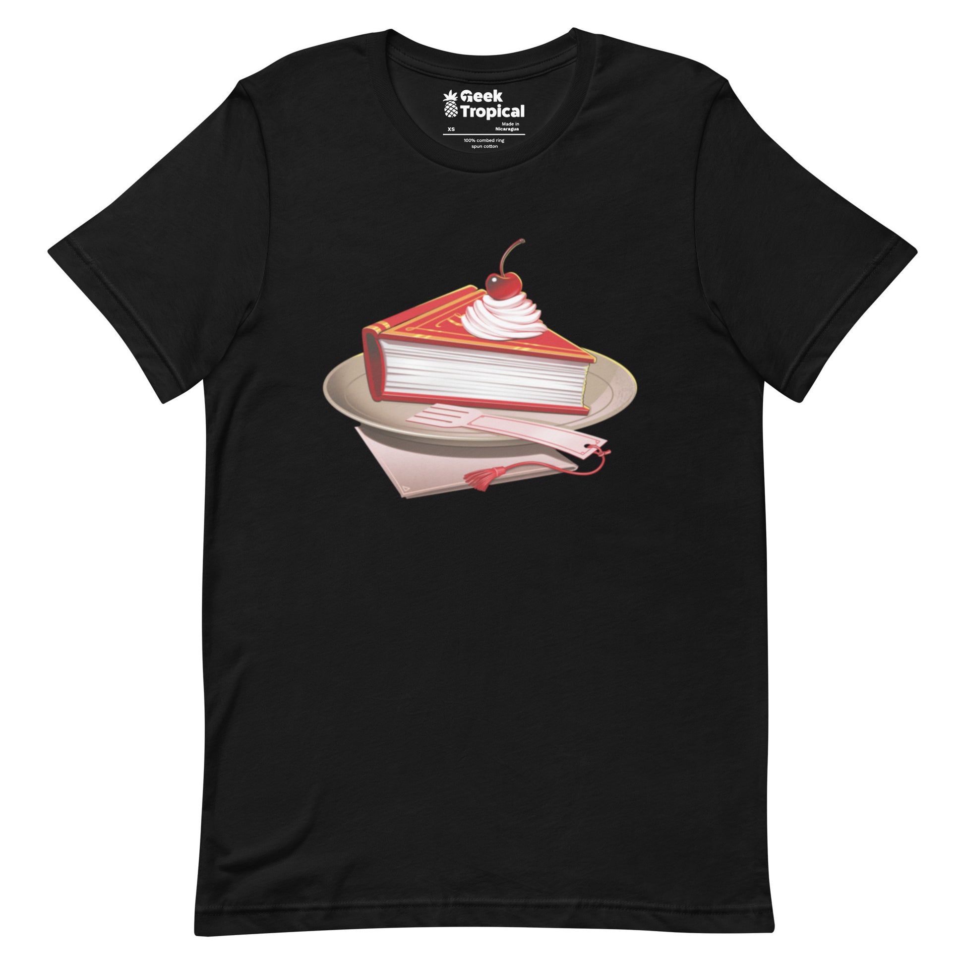 Pie Book T-Shirt Geek Nerd