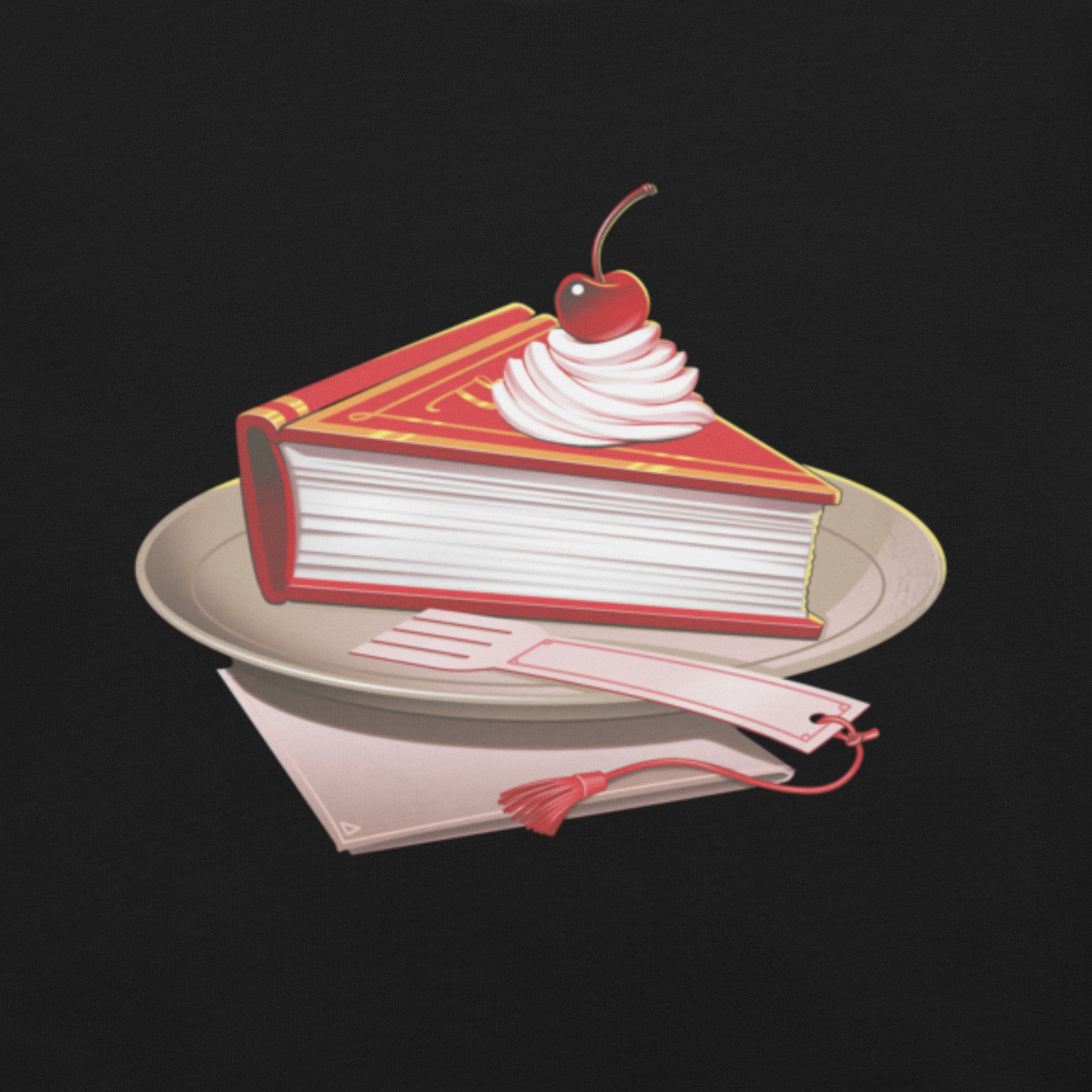 Pie Book T-Shirt Geek Nerd